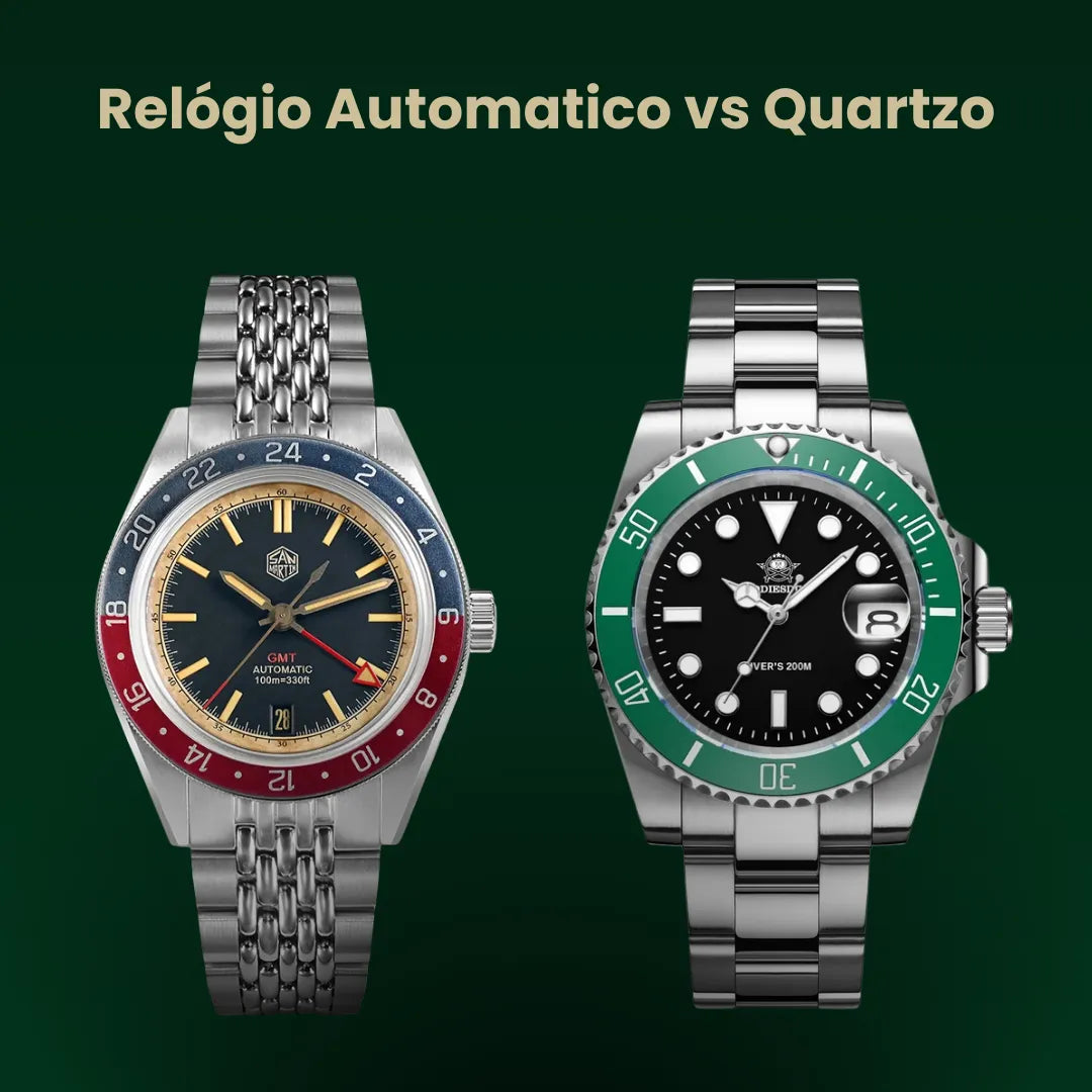 Relógio Automático vs Quartzo: Diferenças, Vantagens e Qual Vale Mais a Pena