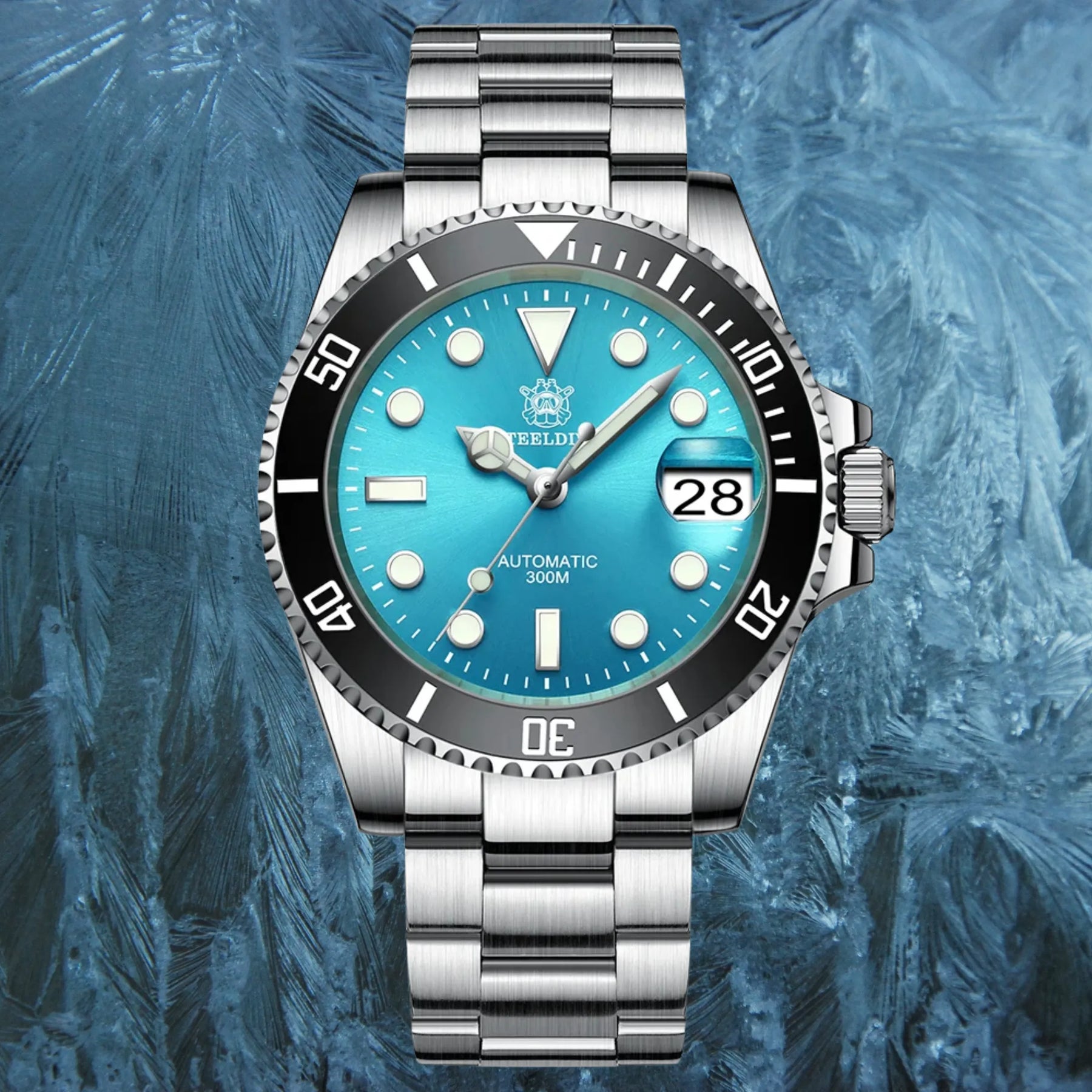 Relógio Masculino Automático Altavaro Endurance Black Mint