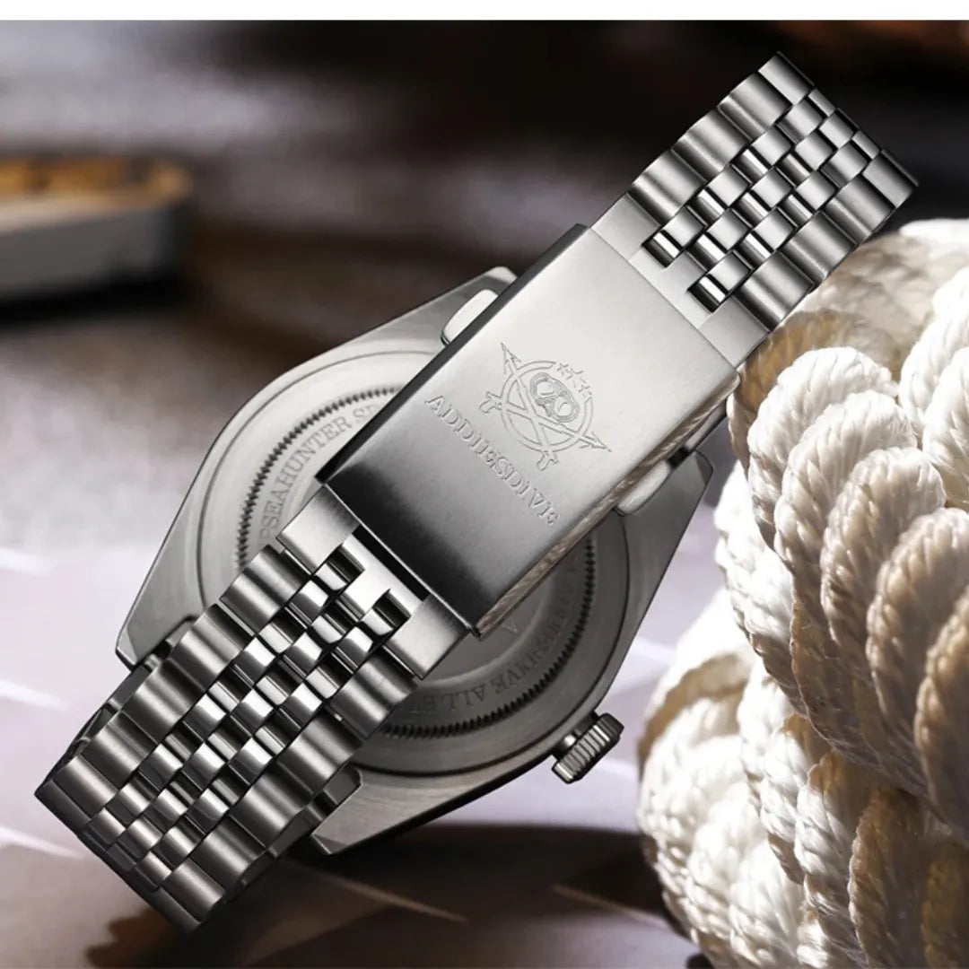 Altavaro Polaris White Blue GMT 200 Addiesdive
