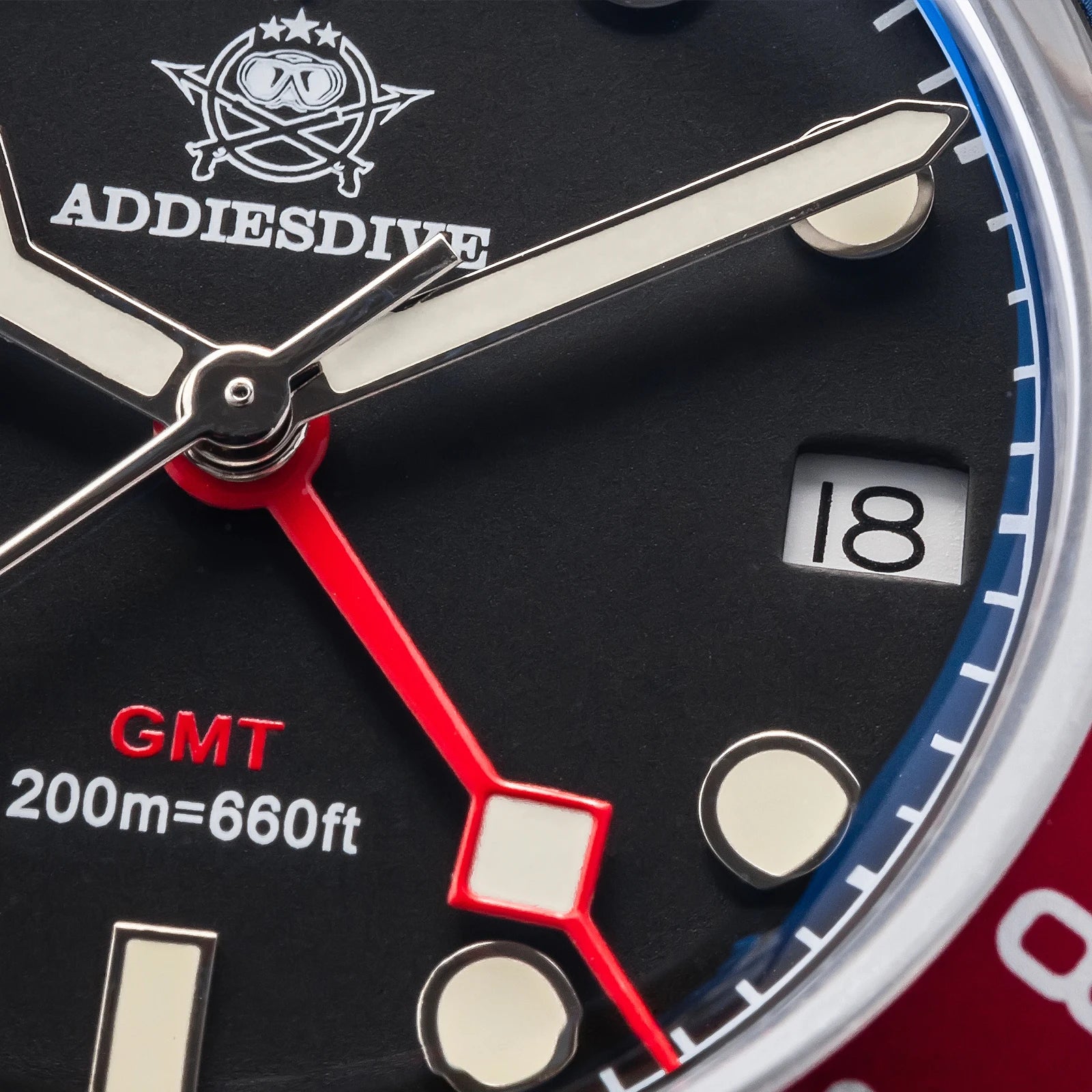 Altavaro Polaris Black GMT 200 Addiesdive