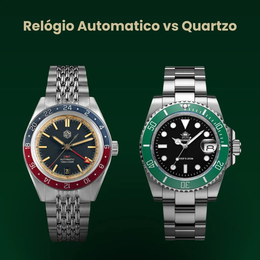 Relógio Automático vs Quartzo: Diferenças, Vantagens e Qual Vale Mais a Pena