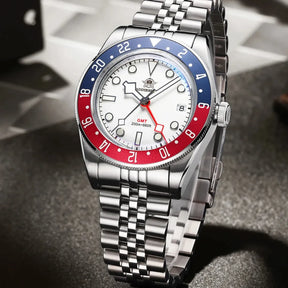 Altavaro Polaris White Blue GMT 200 Addiesdive