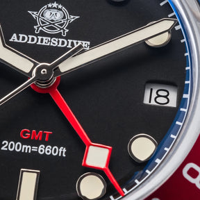 Altavaro Polaris Black GMT 200 Addiesdive